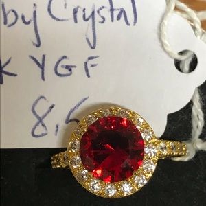 Ruby crystal 10k YGF
